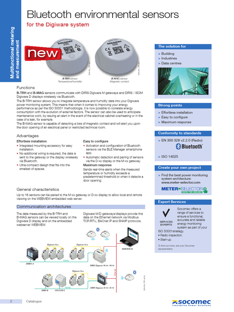 Bluetooth Sensors for Digiware System | PDF | Electrical Engineering ...