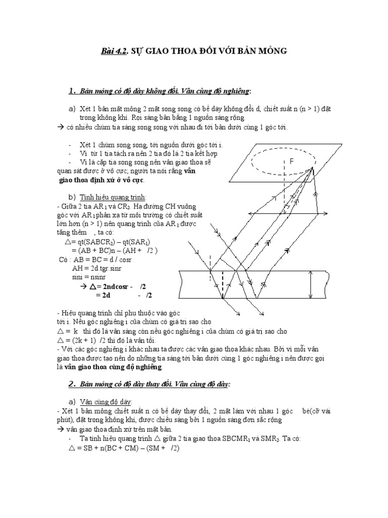 6. Ứng dụng thực tiễn của giao thoa ánh sáng