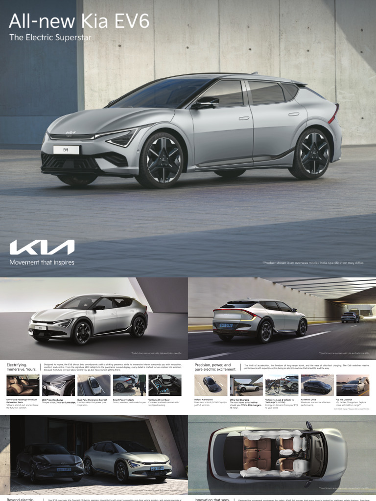 Kia EV6: The Ultimate Electric SUV | PDF | Anti Lock Braking System ...