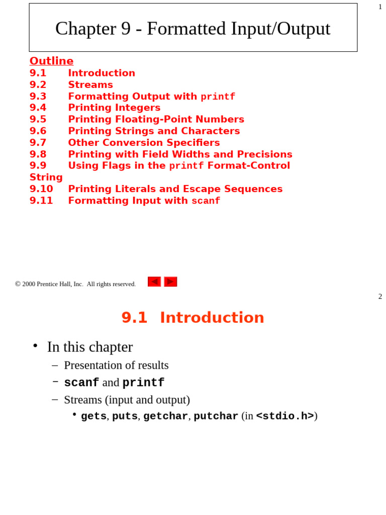 Formatted Input/Output in C | PDF | Integer (Computer Science ...