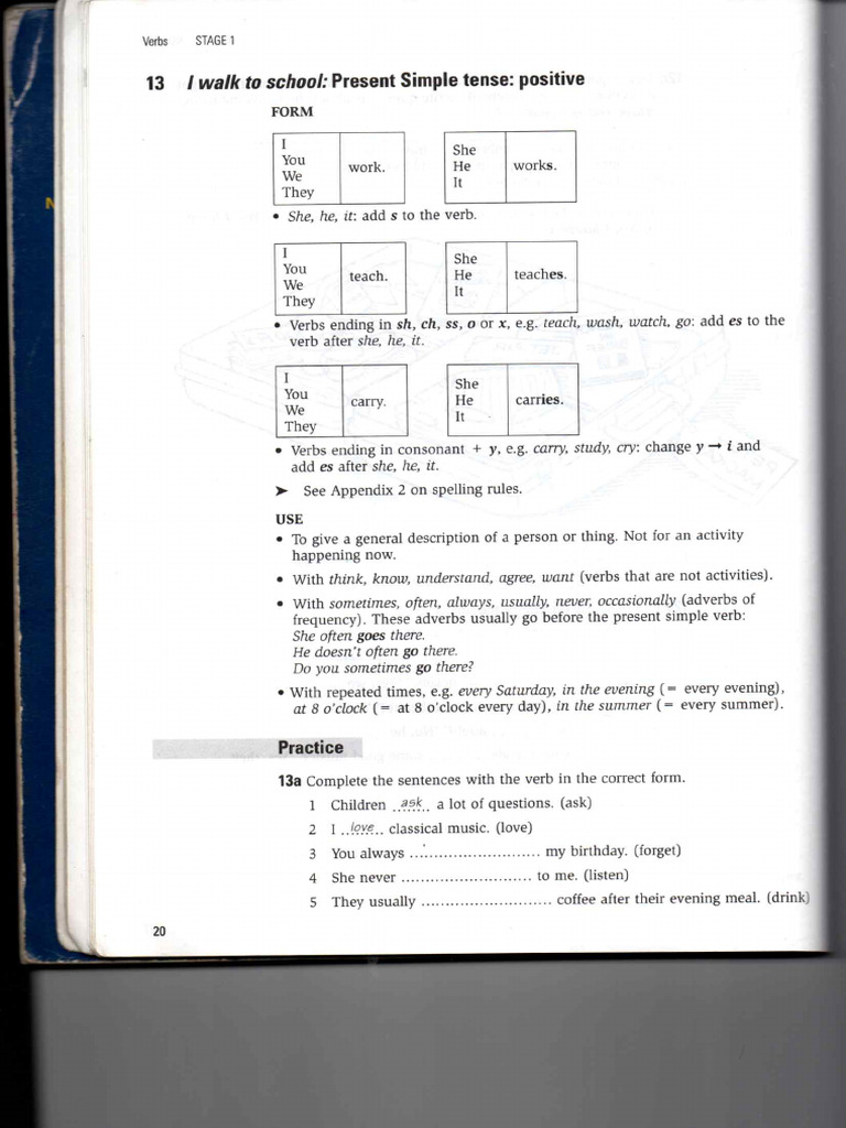 Present Simple Tense | PDF