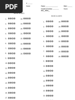 Key Stage 2 Answer Sheet Template | PDF