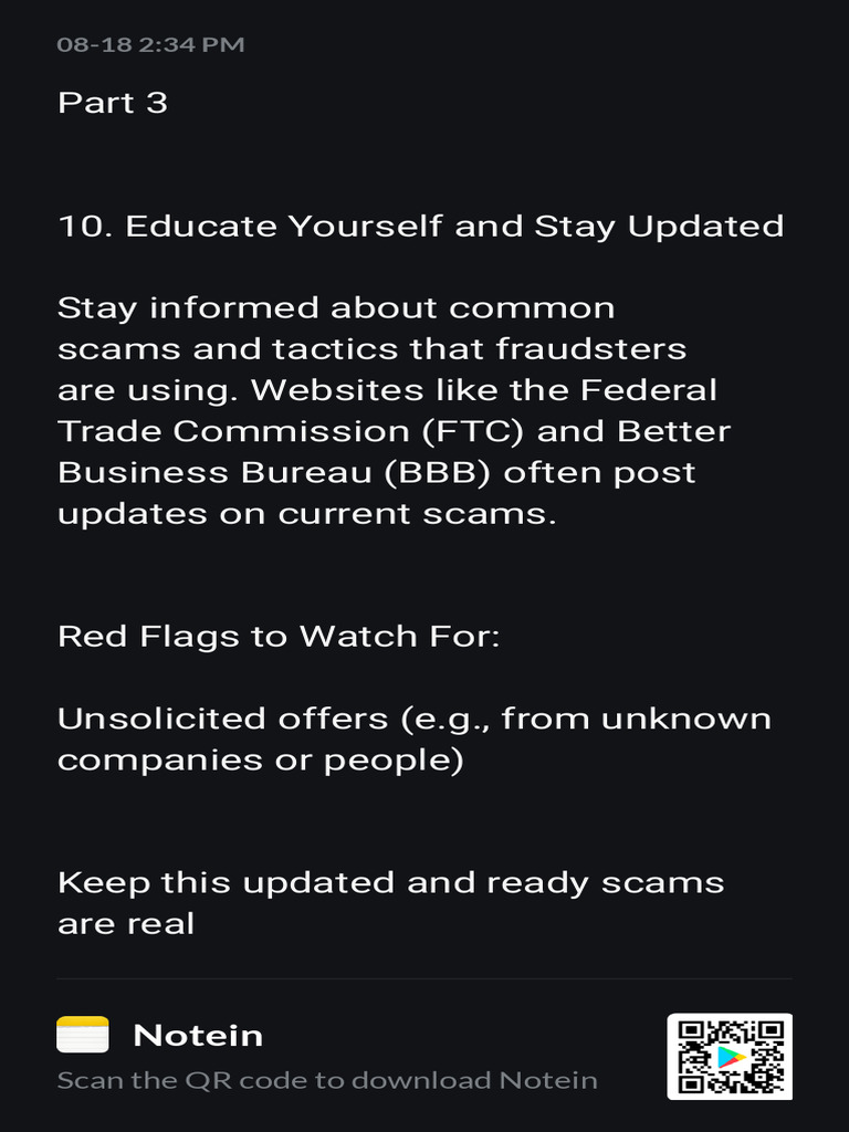 Avoid Scams 1 | PDF