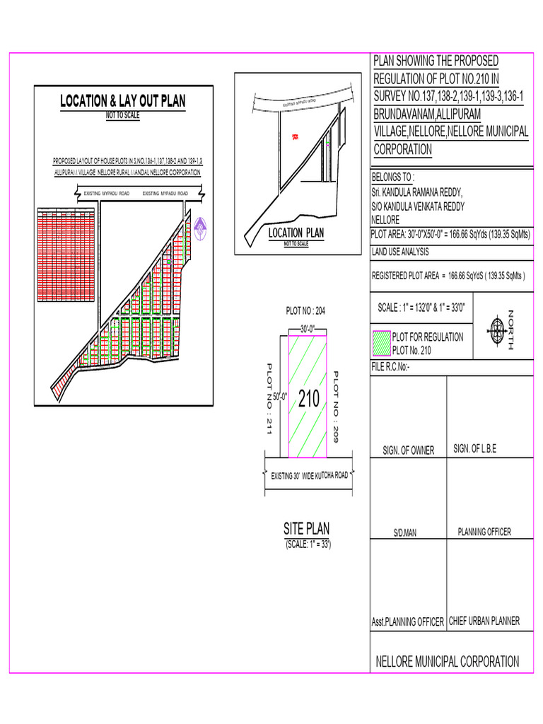 Proposed Road and Plot Layout Plan | PDF