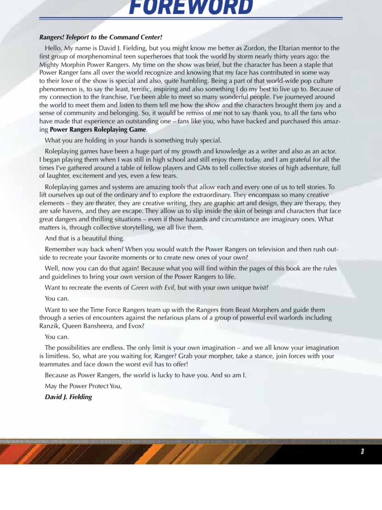 Power Rangers Command Center Guide | PDF