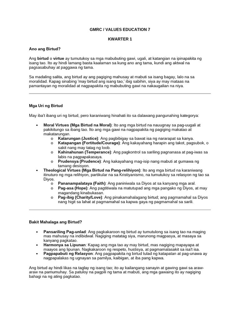 Q1 Notes | PDF