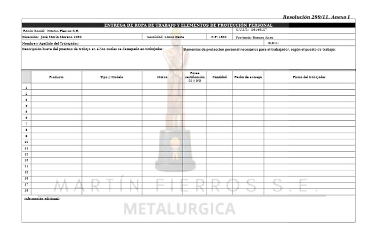 Formulario 29911 | PDF