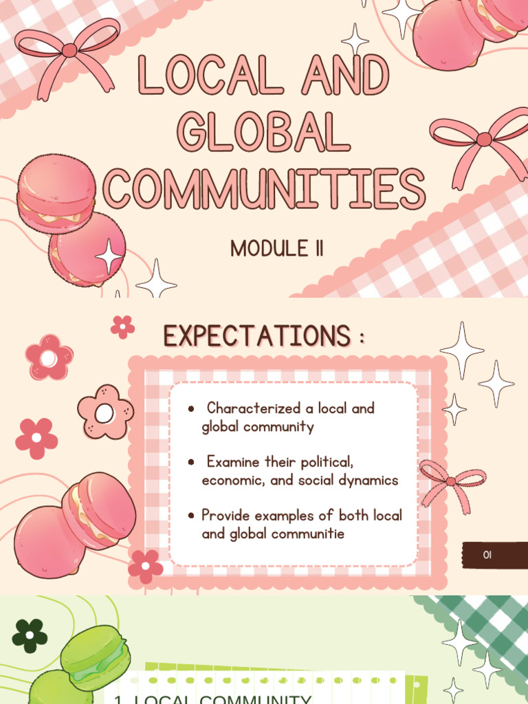 Local and Global Community Dynamics | PDF | United Nations ...