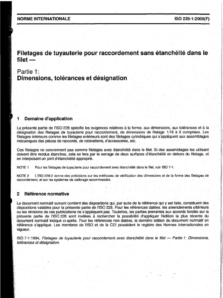 Iso 228 | PDF | Arts du langage et discipline | Maison et jardin
