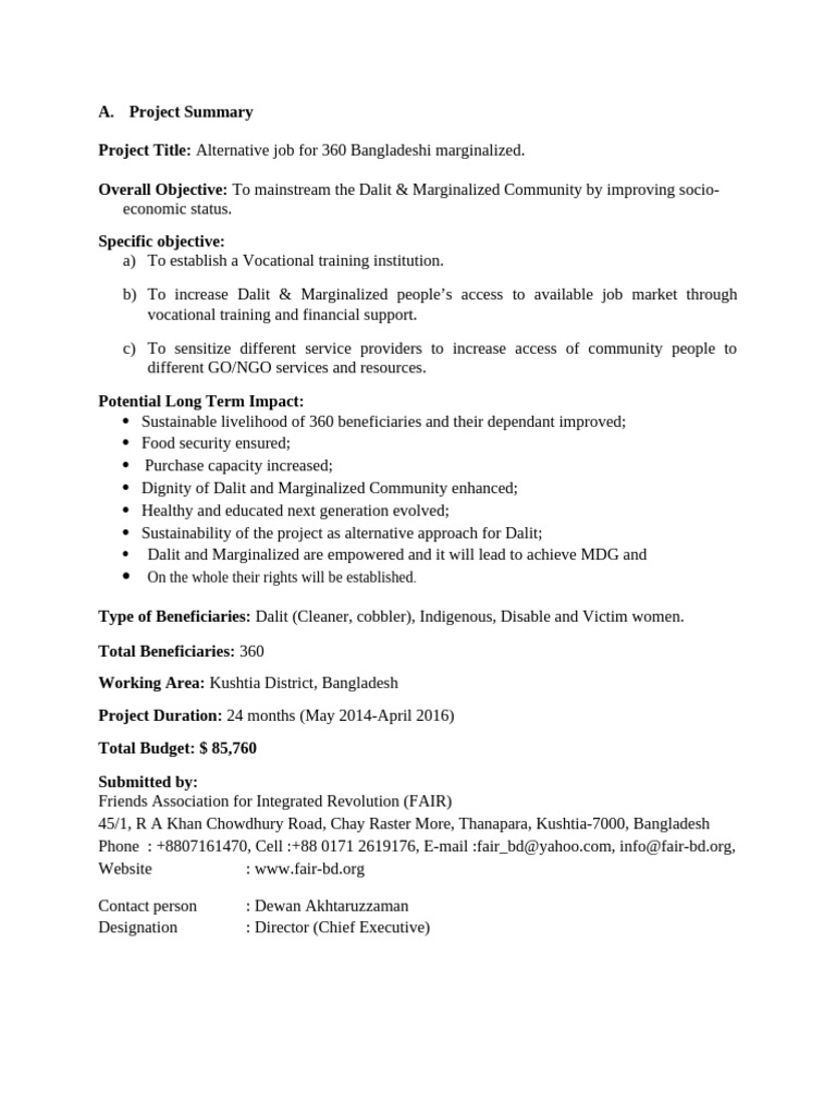 Proj Doc | PDF | Social Exclusion | Dalit