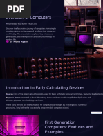 Overview of Computer Generations | PDF | Computing | Quantum Computing