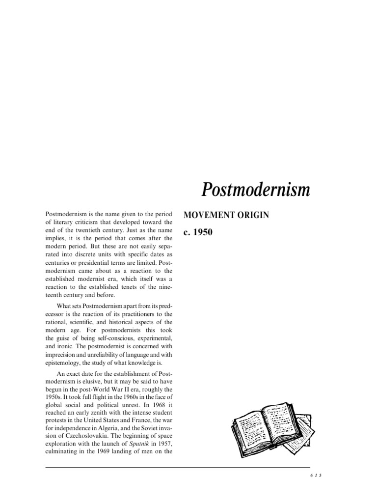 Overview of Postmodernism | PDF | Deconstruction | Postmodernism