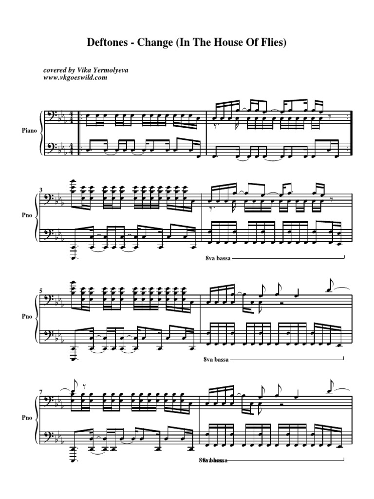 Deftones Change | PDF