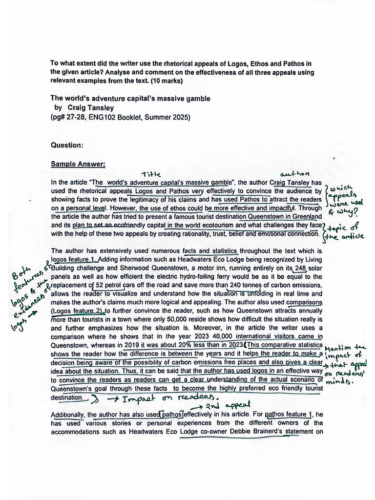 Rhetorical Sample-Pg 27 | PDF