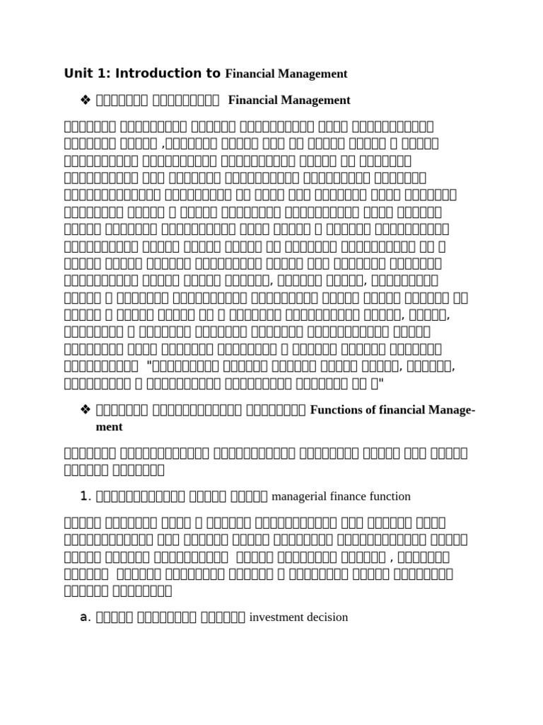 Unit 1 FM | PDF