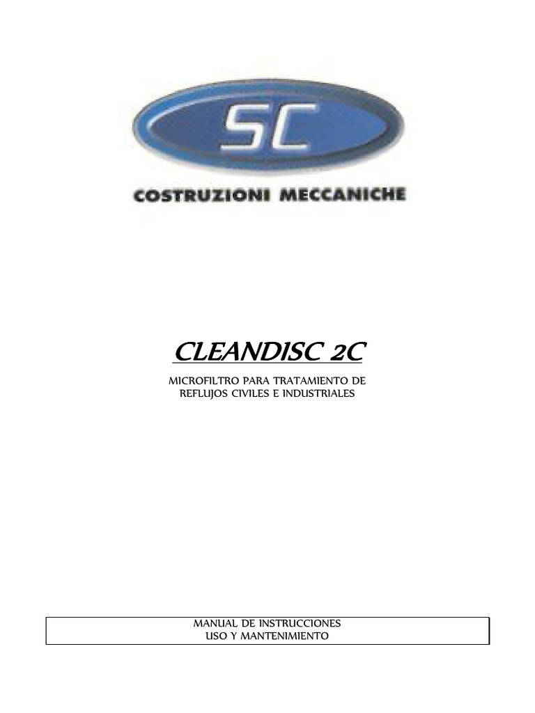 Cleandisc 2C Spa | PDF