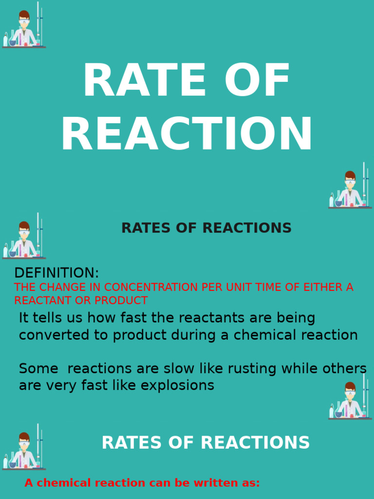 Understanding Reaction Rates in Chemistry | PDF | Reaction Rate ...