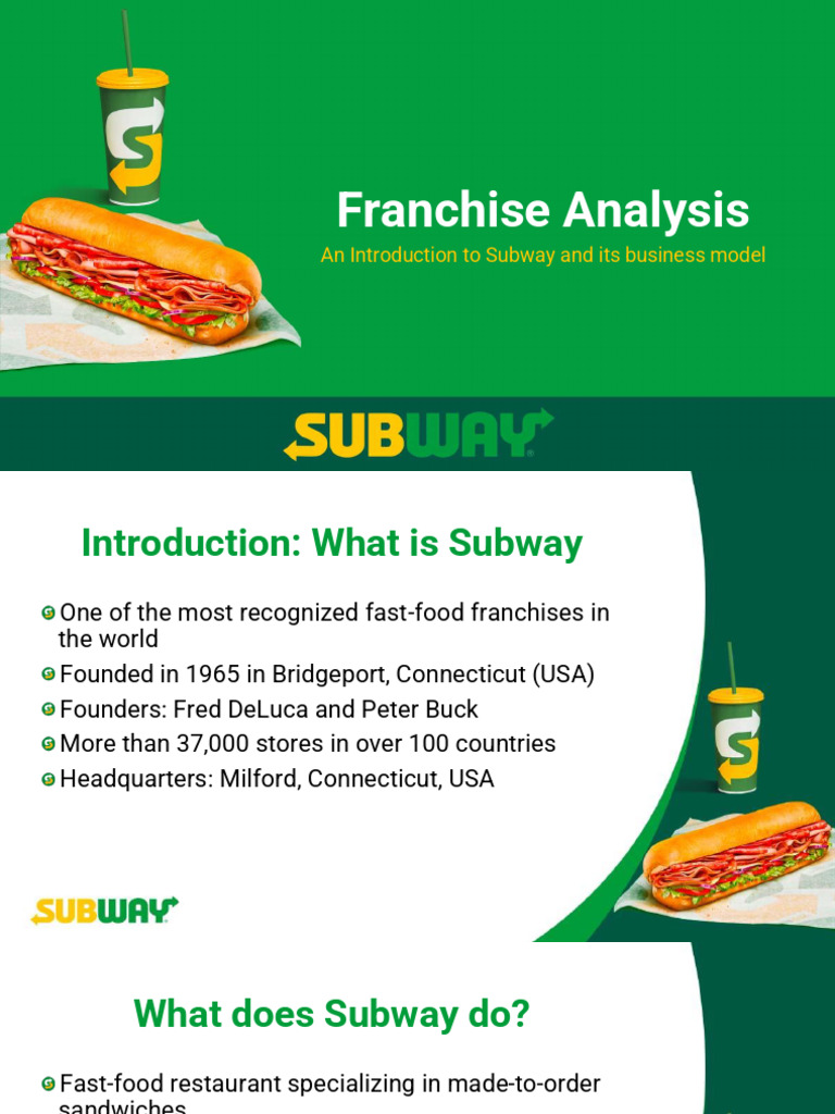 Subway Franchise Overview and Insights | PDF | Franchising | Fast Food