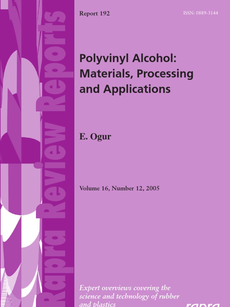 Polyvinyl Alcohol Polyvinyl Chloride Polymerization