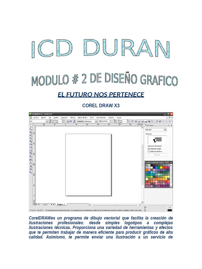 Guía Completa de CorelDRAW X3 | PDF | Ilustrador Adobe | Adobe Photoshop
