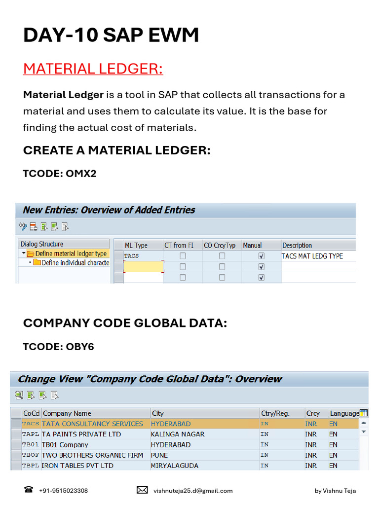 SAP Material Master Overview | PDF