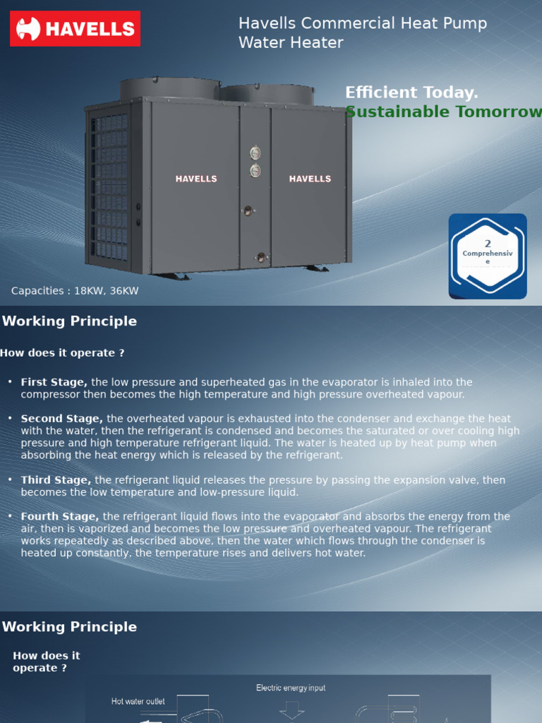 Commercial Heat Pump Leaflet | PDF | Heat Pump | Engineering Thermodynamics