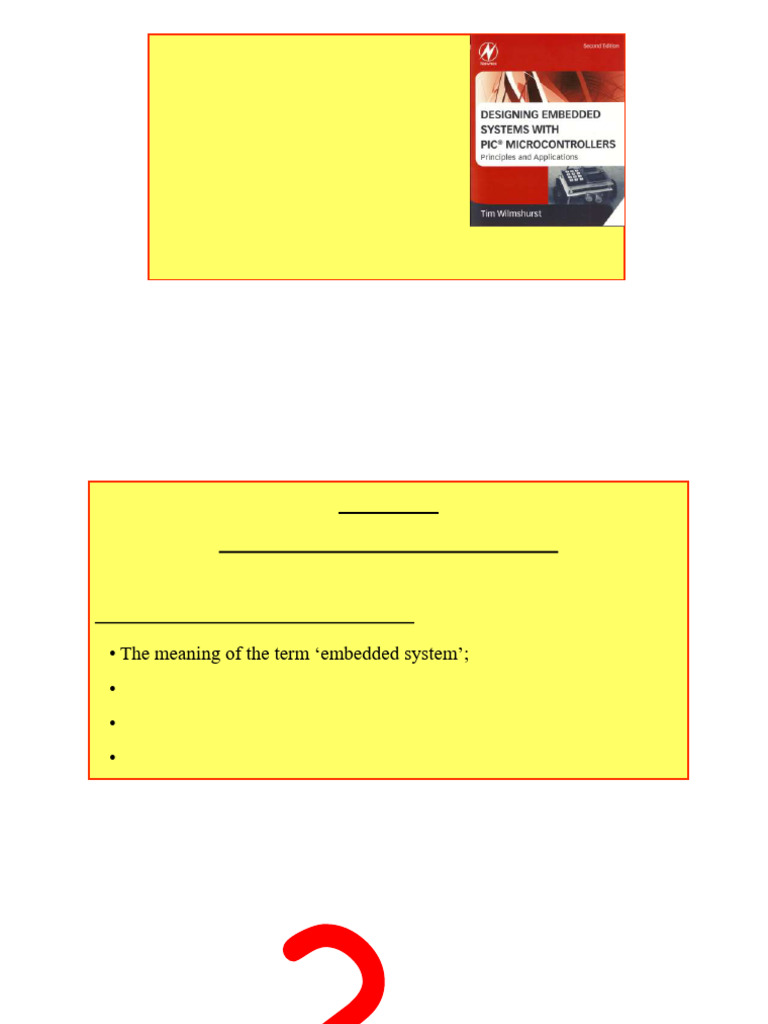 Embedded Systems with PIC Microcontrollers | PDF | Microcontroller ...