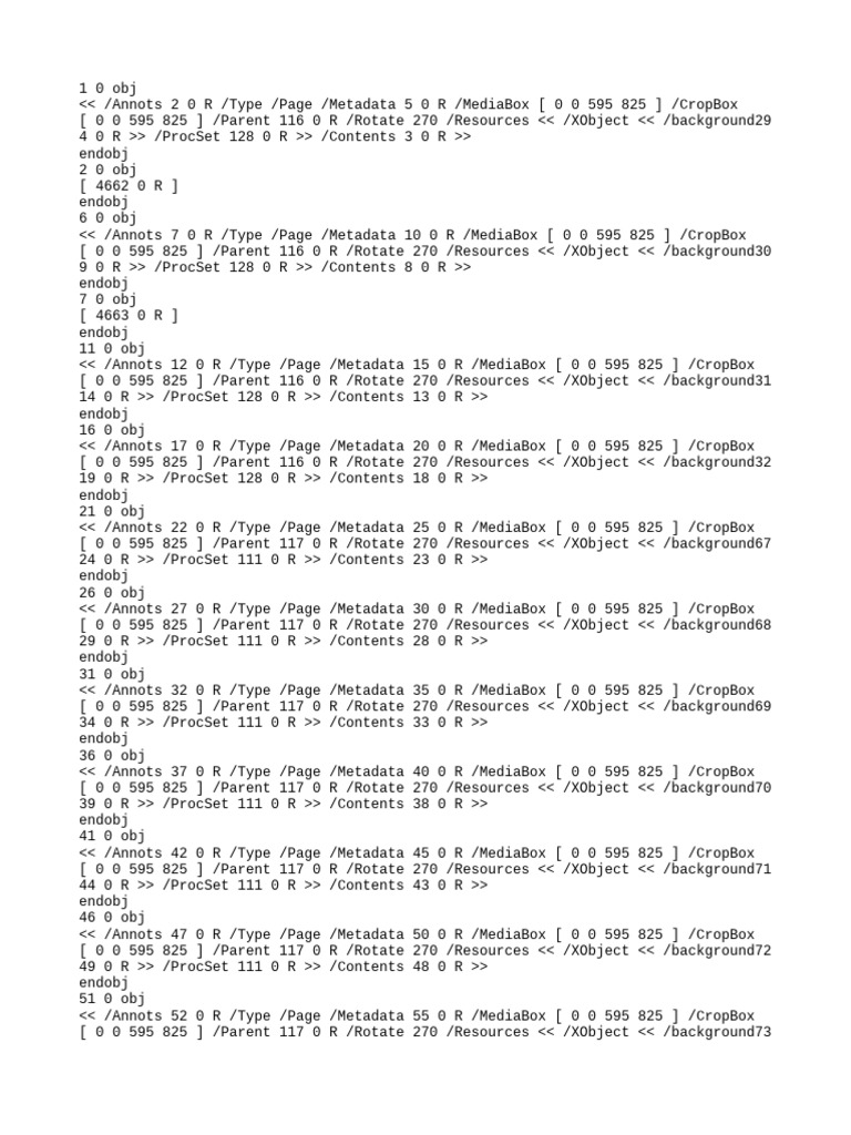 PDF Document Structure Overview | PDF