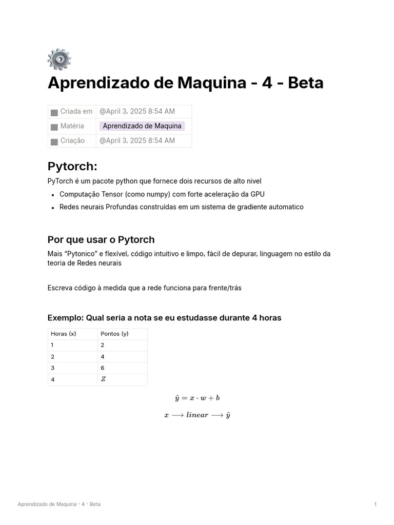 Introdução ao PyTorch em Aprendizado de Máquina | PDF | Informática ...