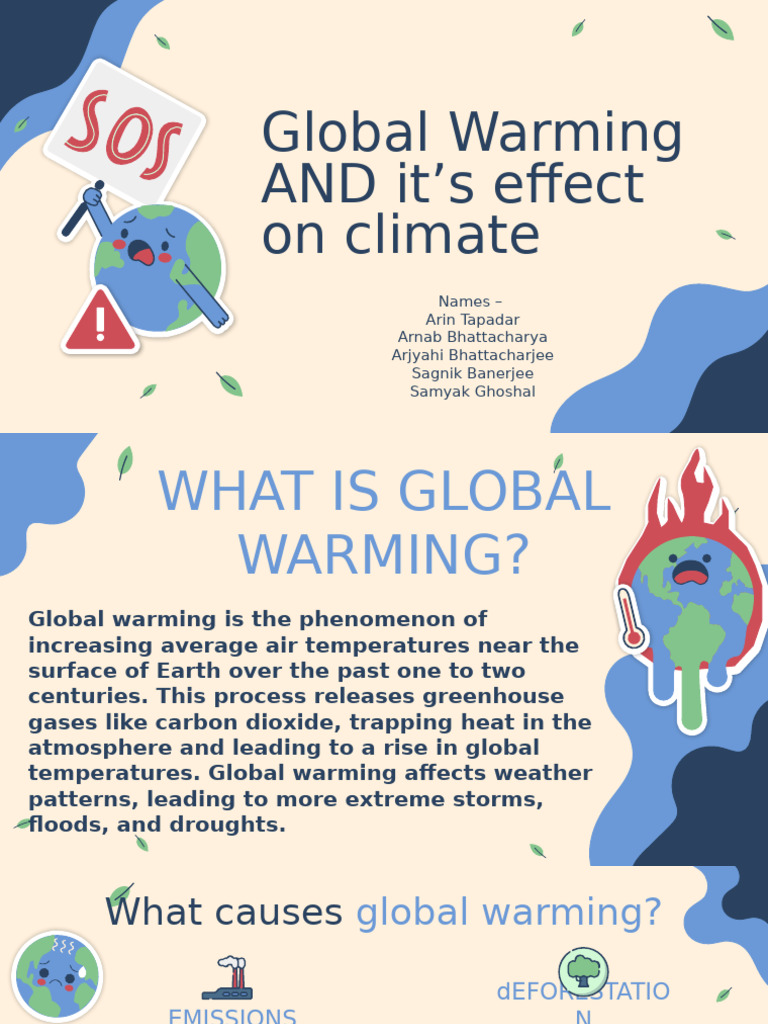 Global Warming and Its Impact On Climate - Group 3 | PDF | Climate ...