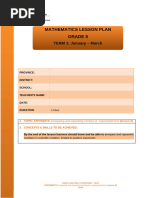 Grade 5 2D Shapes Lesson Plan | PDF | Shape | Rectangle