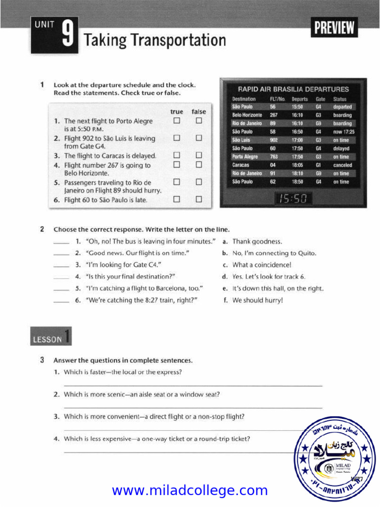 Top Notch Unit 9 Tarea | PDF