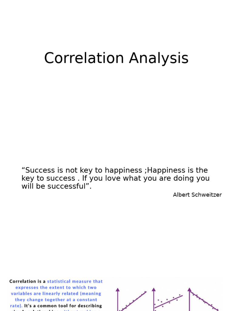 Correlation Analysis | PDF