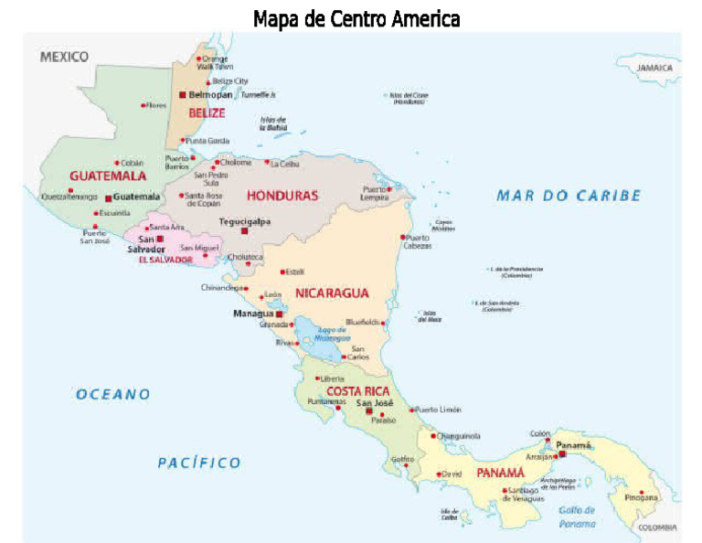Mapa de Centro America | PDF