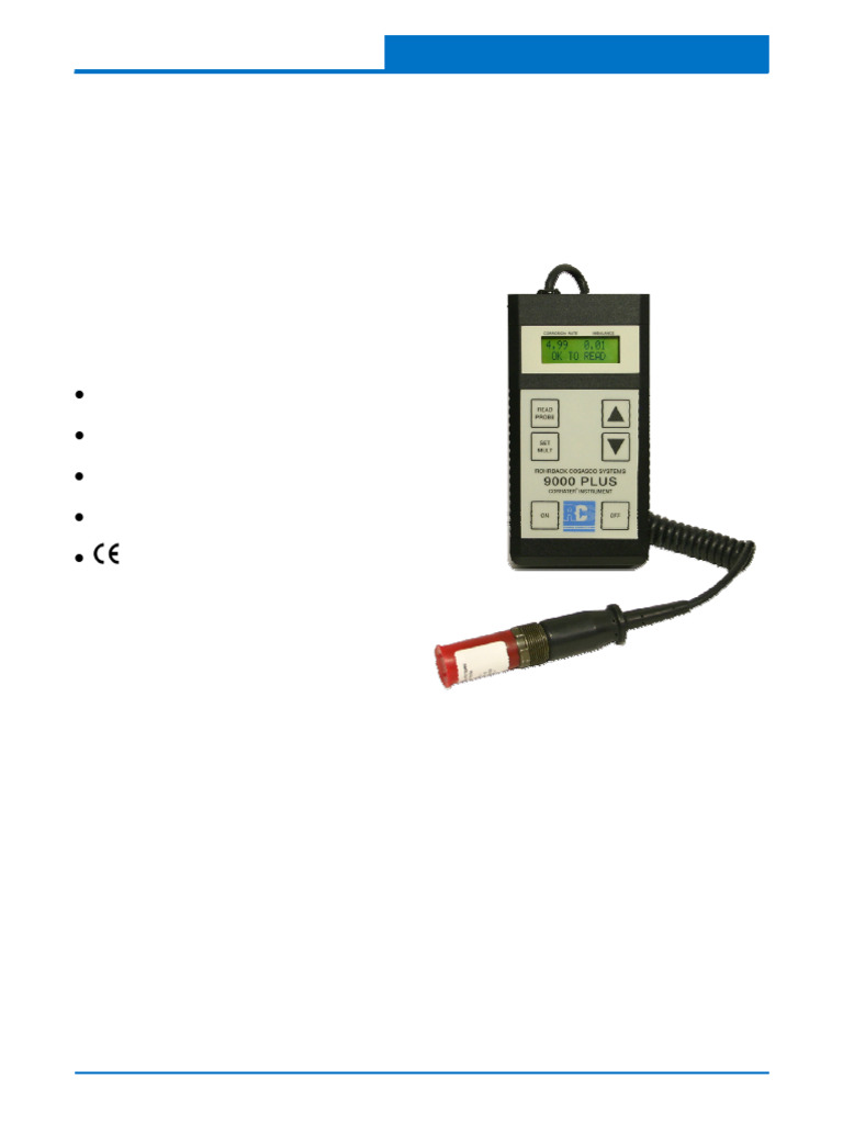 Portable CORRATER® 9000 Plus Overview | PDF | Corrosion | Electricity