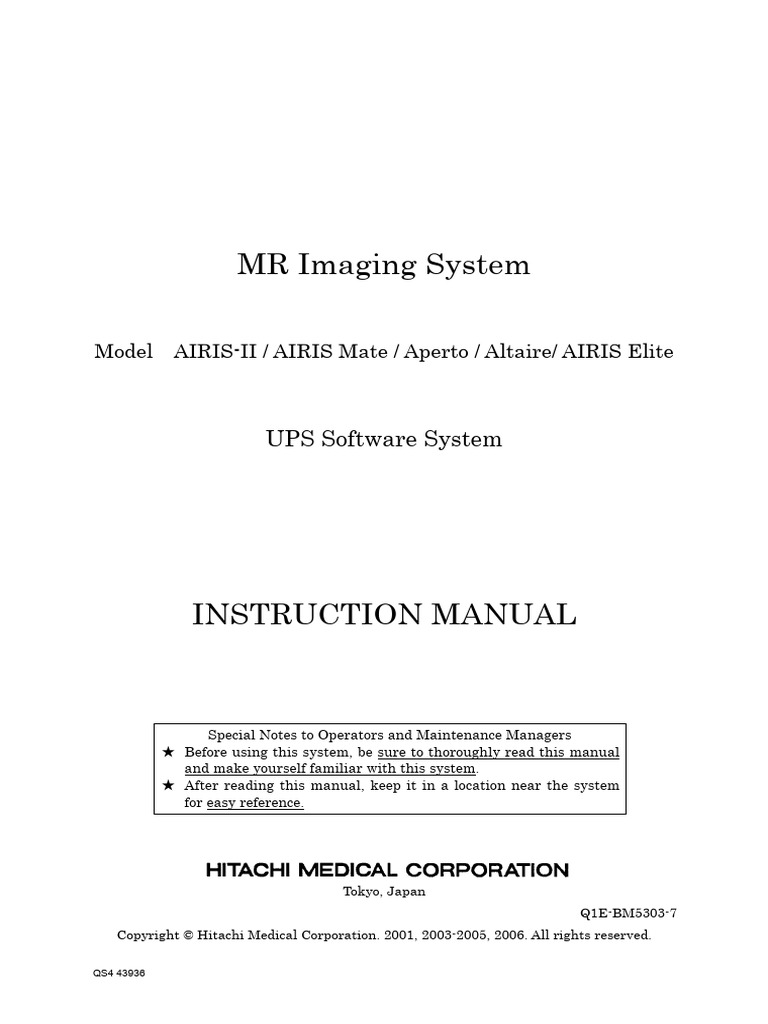 MR Imaging System UPS Manual | PDF | Computing | Computer Engineering