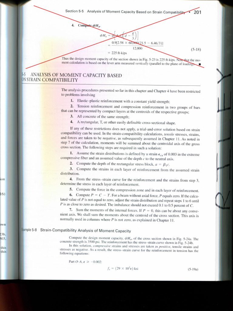 Strain Compatibility Example | PDF