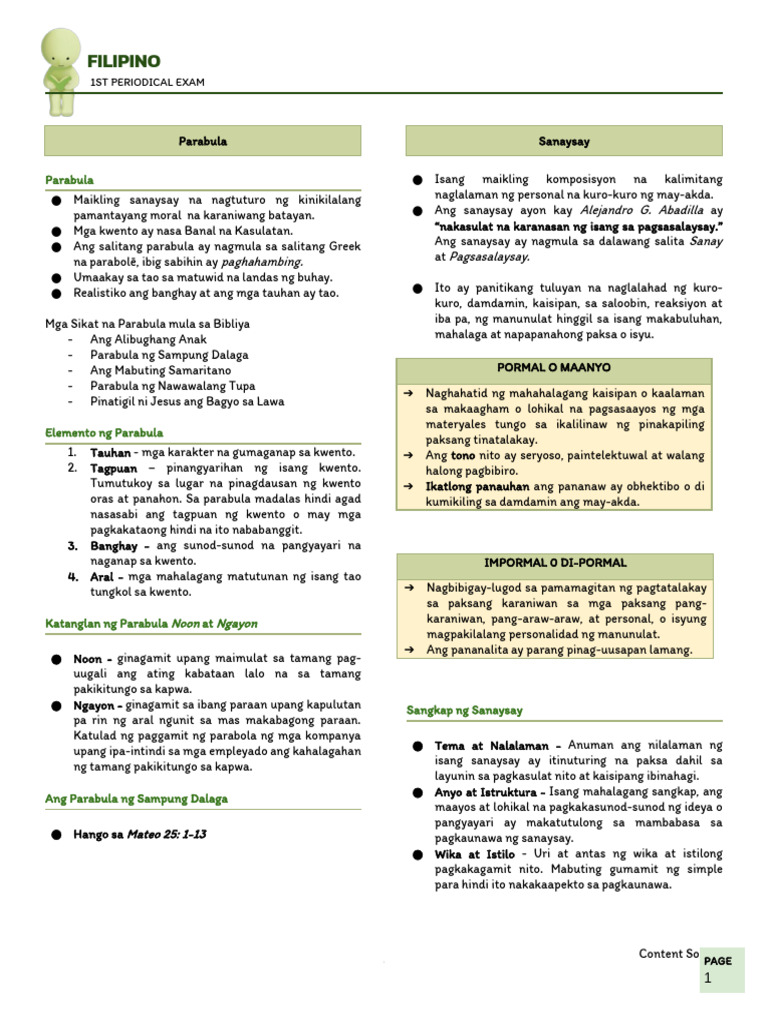 Filipino | PDF