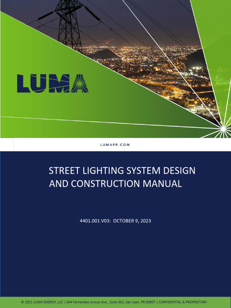 Street Lighting Design Manual V03 | PDF | Lighting | Light