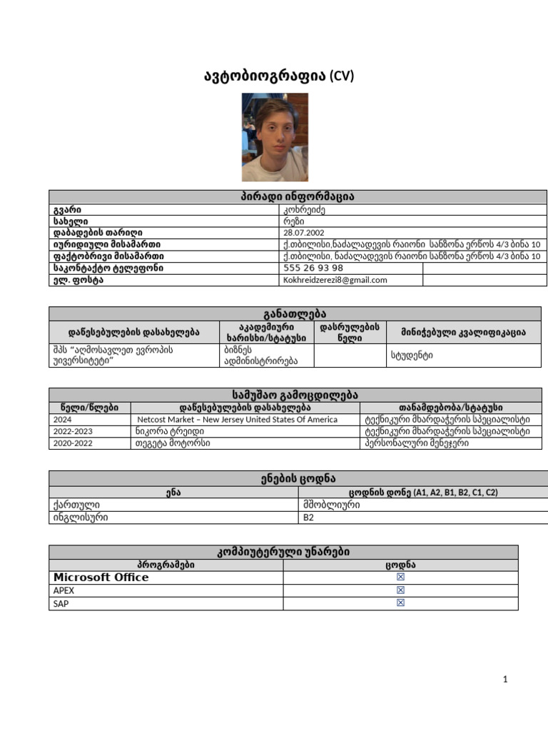 CV | PDF