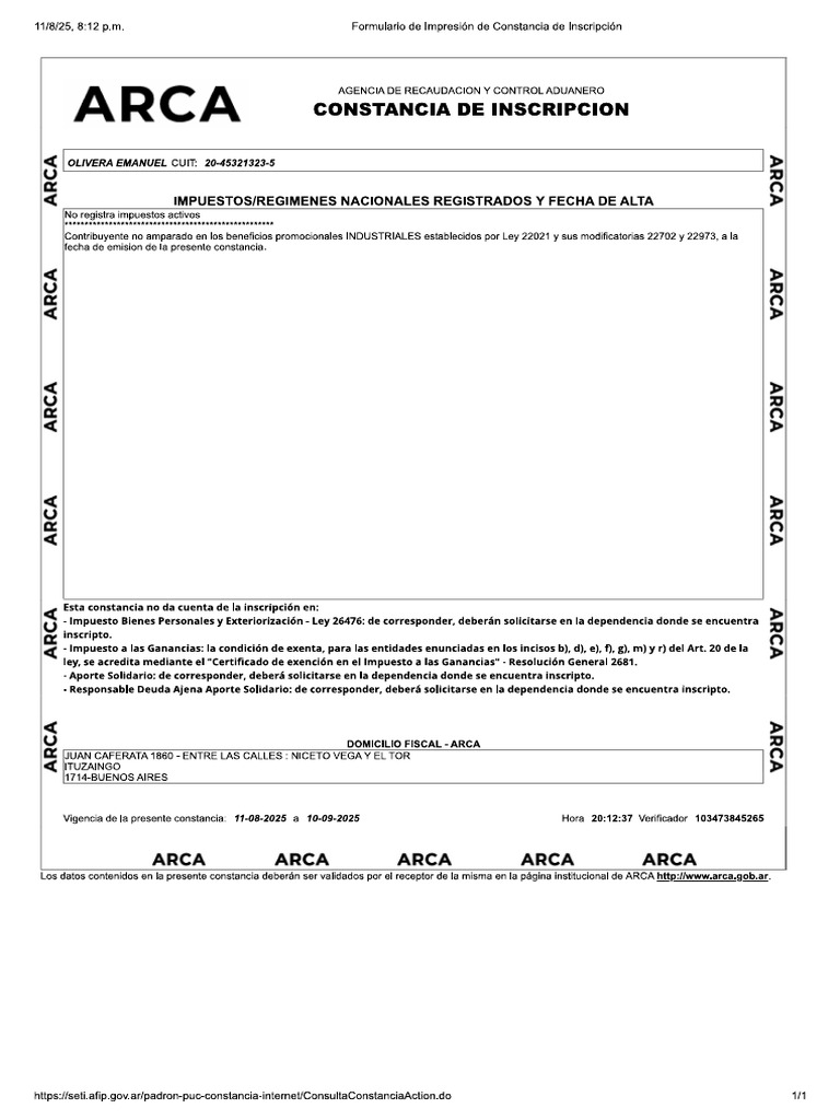AFIP | PDF