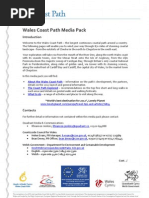 Wales Coast Path Media Pack - English