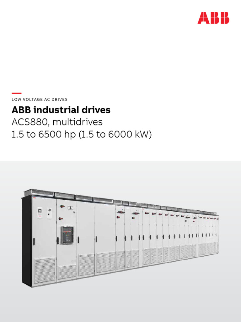 ACS880 Multidrives Catalog Overview | PDF | Programmable Logic ...