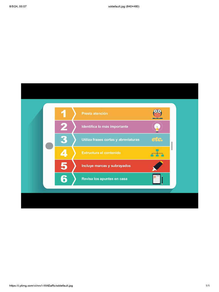 Tips para Tomar Notas | PDF