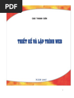 Download Thiet Ke Va Lap Trinh Web by Hang Trinh SN90324683 doc pdf