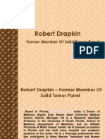 Robert Drapkin: Former Member of Solid Tumor Panel