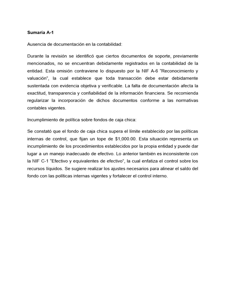 Observaciones Evidencia Final . | PDF | Contabilidad | Estado financiero