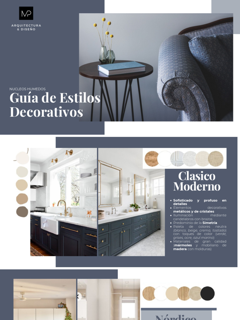 Guía de Estilos Decorativos | PDF | Minimalismo | Mueble