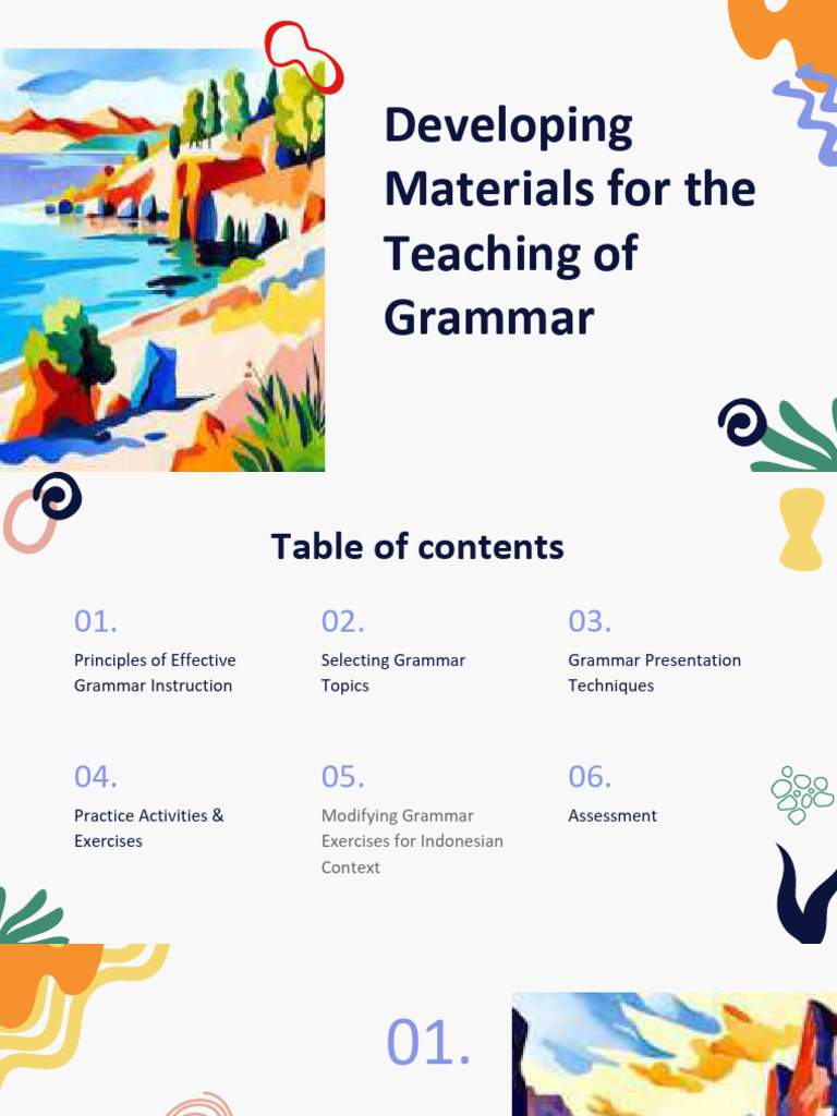 7.L_C_D_Dev Material for Teaching Grammar | PDF | Educational ...