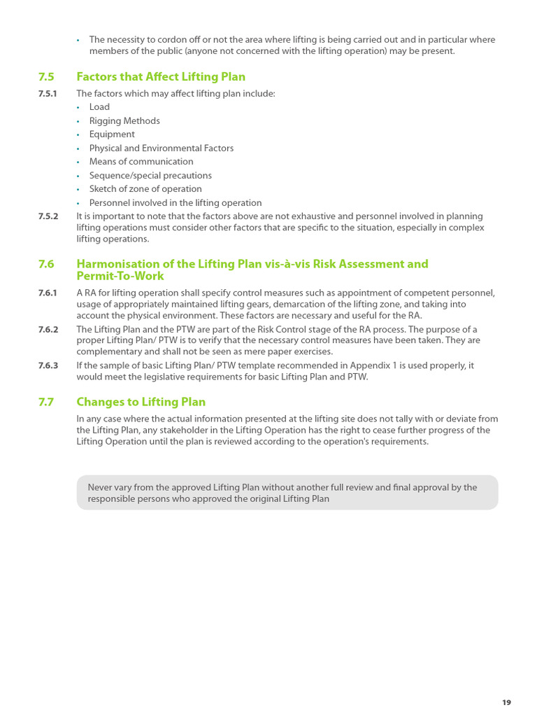 Lifting Operations CP 21 25 | PDF | Crane (Machine) | Occupational ...